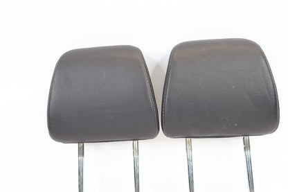 16-22 HONDA PILOT PAIR REAR SECOND ROW HEADRESTS LEFT RIGHT BLACK LEATHER OEM