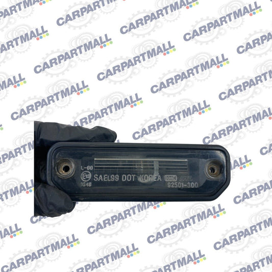 02 03 04 05 Hyundai Sonata Back Rear Trunk License Plate Light Lamp 92501-3D0