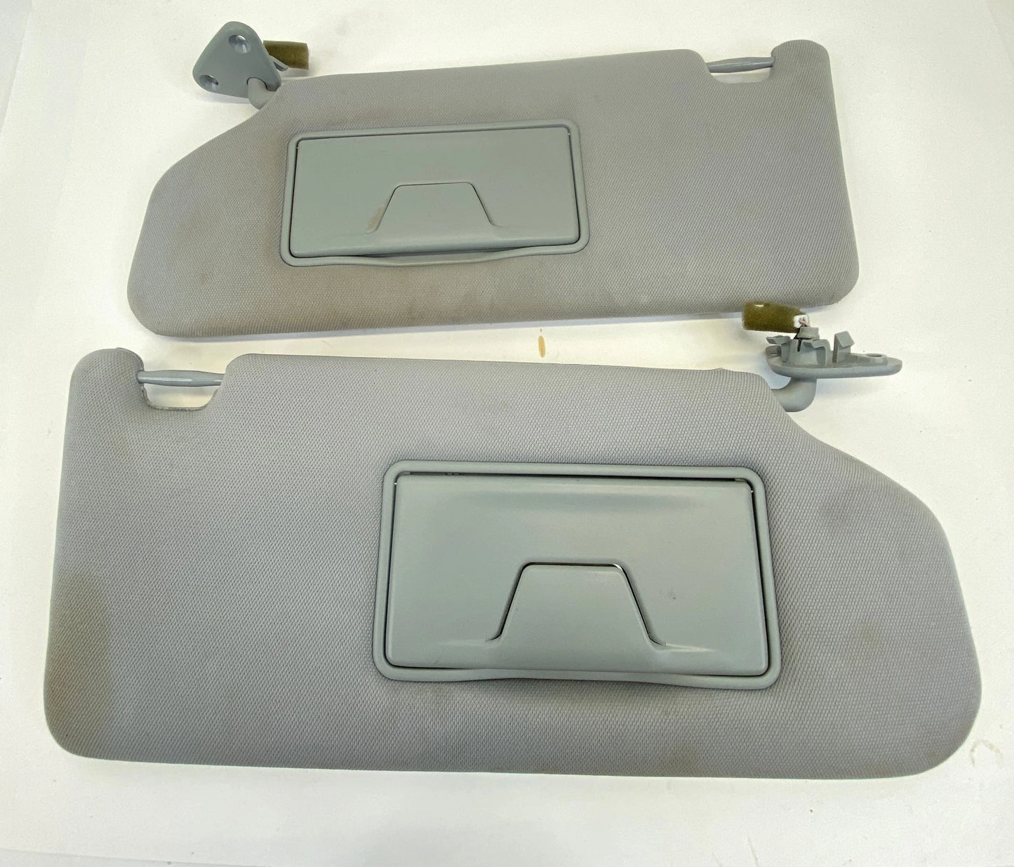 16-19 MITSUBISHI OUTLANDER SPORT LEFT RIGHT SUNVISOR SUN VISOR SET w LIGHTS OEM