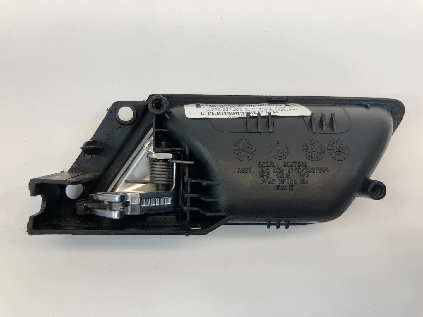 2011-2018 VOLKSWAGEN JETTA REAR RIGHT PASSENGER INNER DOOR HANDLE 5C6839114B OEM