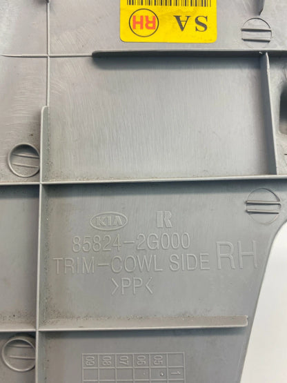 2006-2010 KIA OPTIMA RIGHT PASSENGER SIDE COWL KICK PANEL TRIM 85824-2G000 OEM