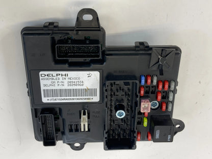 11 12 CHEVY MALIBU BODY CONTROL MODULE BCM INTERIOR FUSE RELAY BOX 20941534 OEM