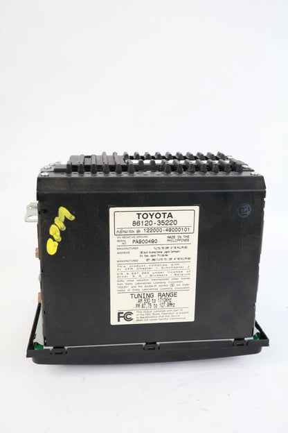 2003-2005 TOYOTA 4RUNNER AM FM RADIO RECEIVER 6 CD PLAYER UNIT OEM 86120-35220