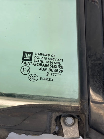 2005-2011 Cadillac STS Rear Right Passenger Door Quarter Window Glass OEM