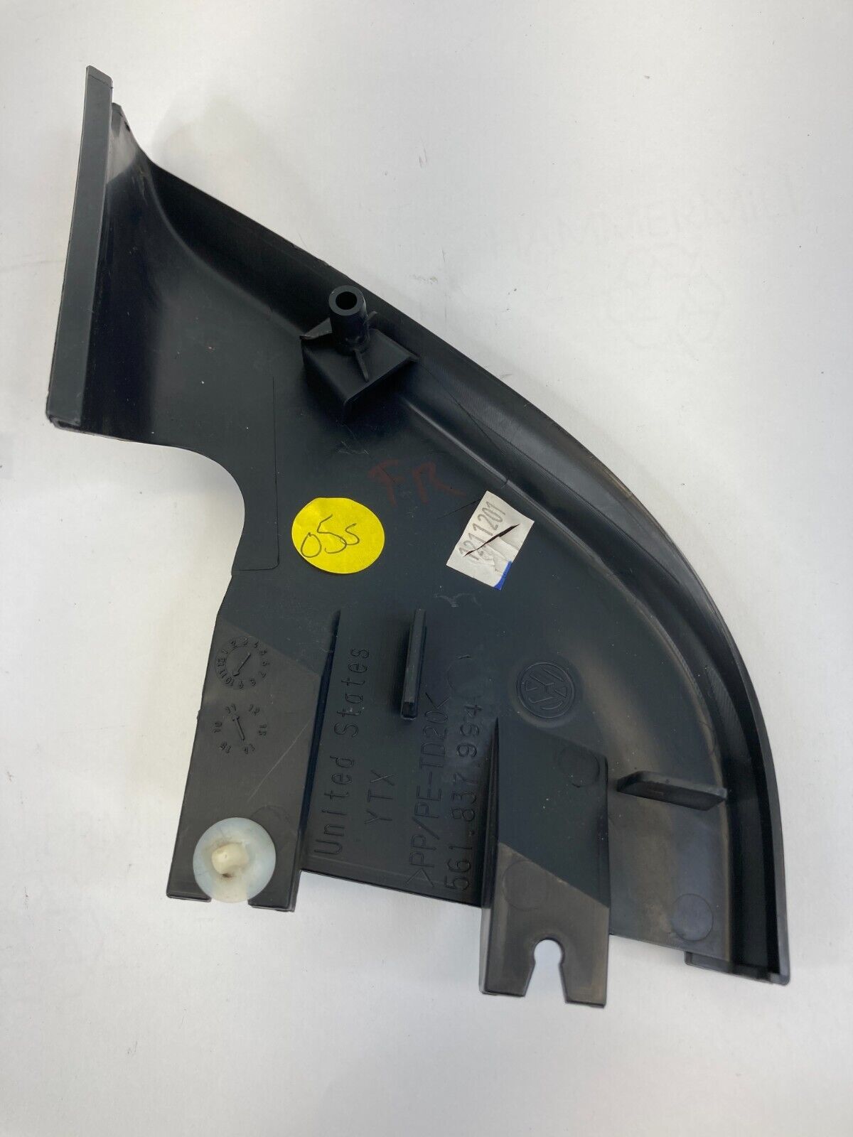 2012-2019 Volkswagen Passat Front Right Side Mirror Inner Corner Cover 561837994