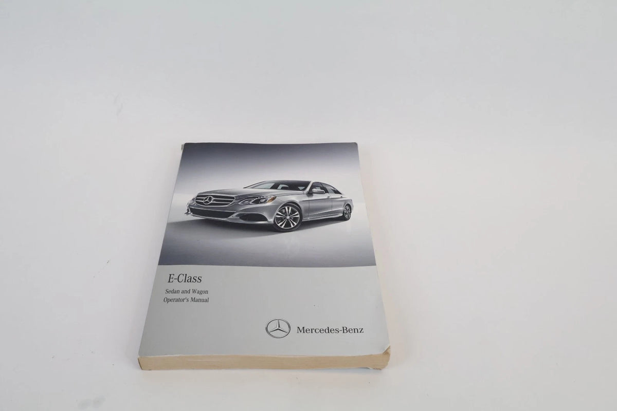 2014 MERCEDES-BENZ E-CLASS SEDAN & WAGON OPERATOR'S MANUAL BOOK 212-584-46-00