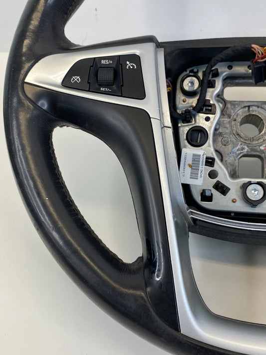 10-11 GMC TERRAIN LEATHER STEERING WHEEL CRUISE AUDIO CONTROL BLACK OEM 20851308