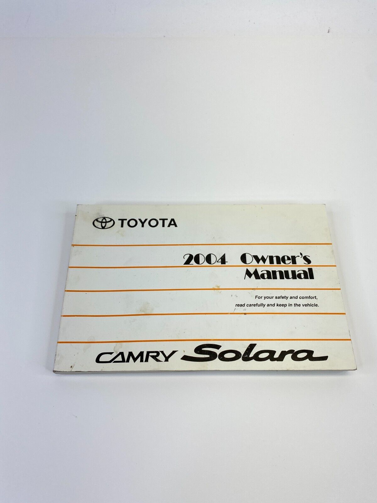 2004 Toyota Camry Solara Owner's Manual Guide Book w/ Case OEM