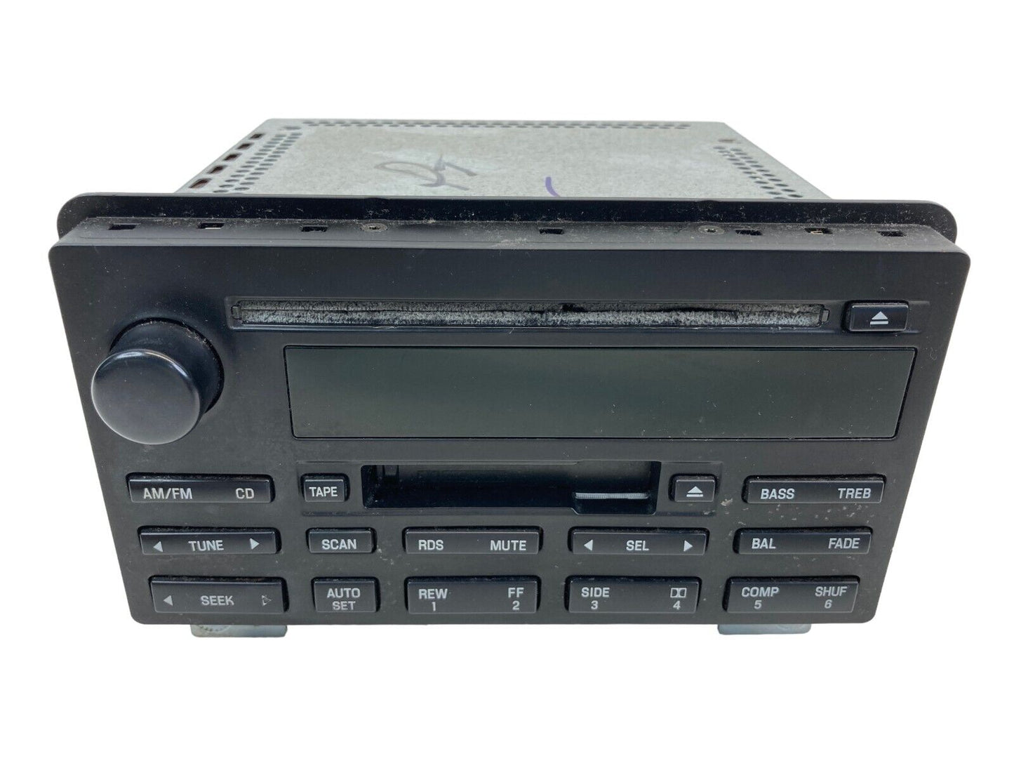 2003 2004 Ford Expedition AM FM Radio Stereo CD Cassette Player 4L1T-18C868-AB