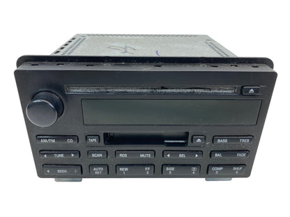 2003 2004 Ford Expedition AM FM Radio Stereo CD Cassette Player 4L1T-18C868-AB