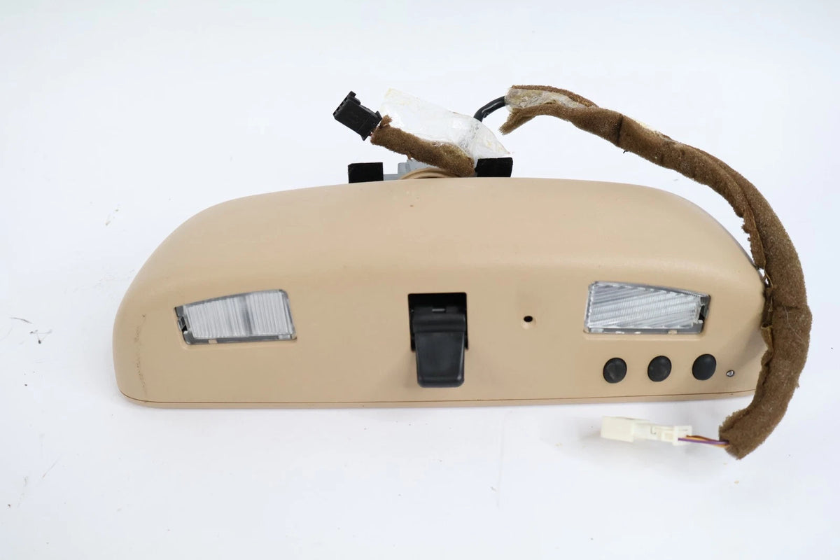 2006-2012 MERCEDES W251 R350 R500 INSIDE REAR VIEW MIRROR AUTO DIM BEIGE OEM