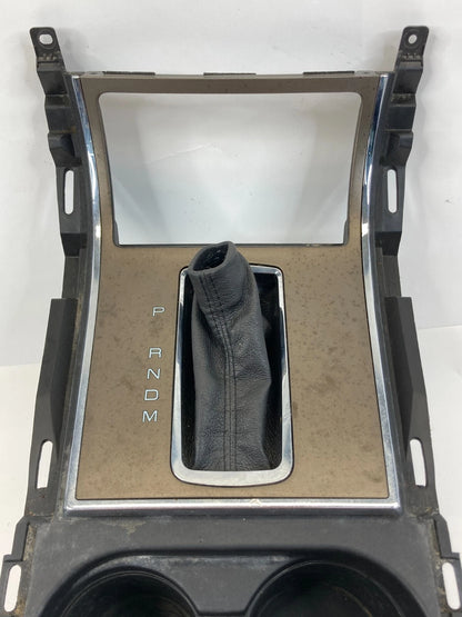 11 12 LINCOLN MKX CENTER CONSOLE SHIFTER BEZEL TRIM W/ CUP HOLDER BA1378045A76B