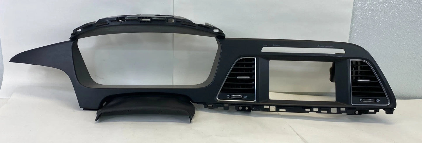 2015-2017 HYUNDAI SONATA UPPER DASH BEZEL SPEDOMETER COVER PANEL TRIM AC VENTS