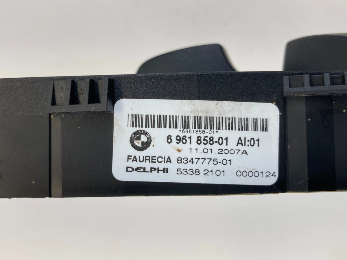 2004-2007 BMW 525I E60 FRONT RIGHT POWER SEAT SWITCH MEMORY OEM 6-961-858-01