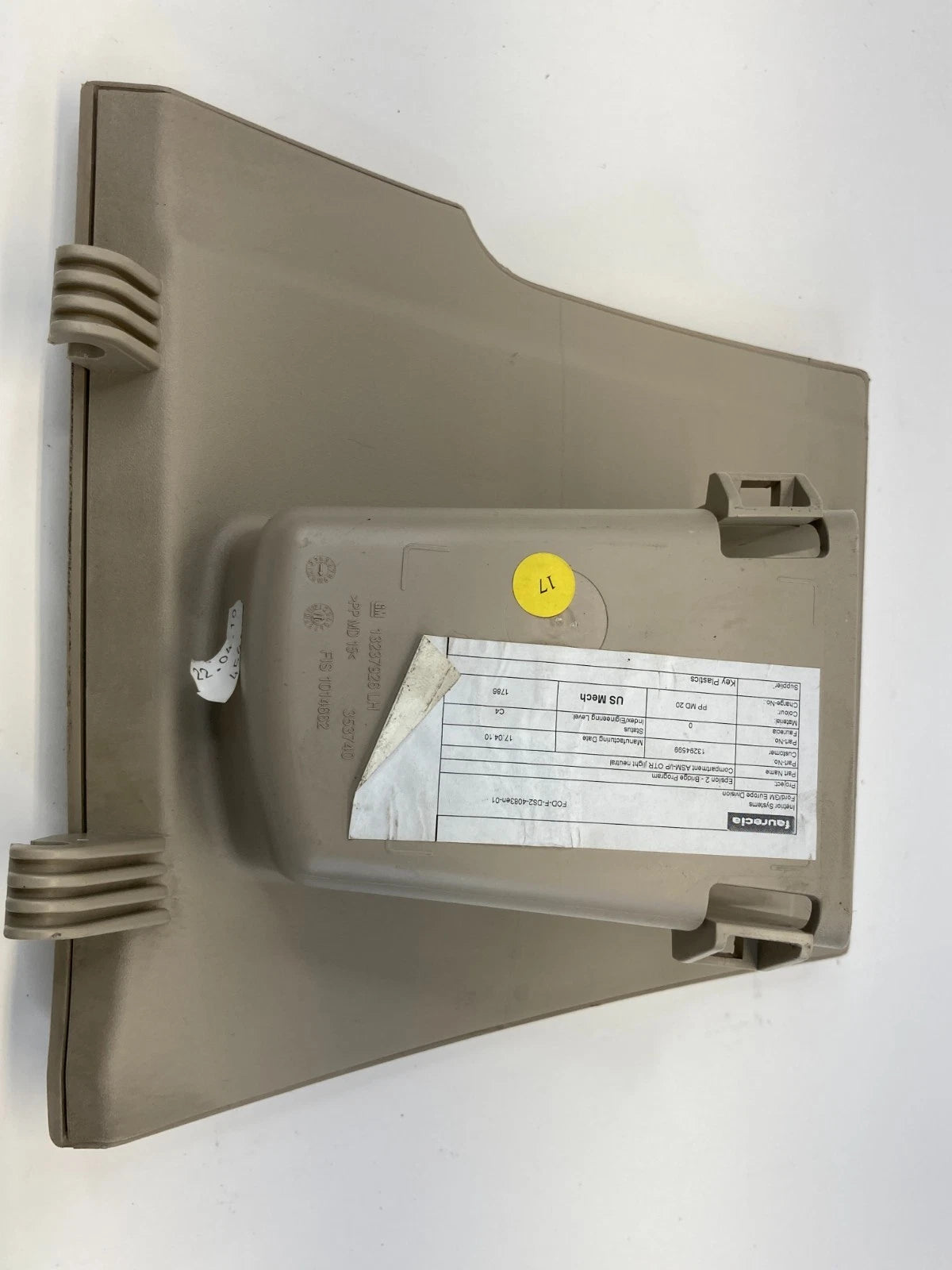 2011-2017 BUICK REGAL LEFT DRIVER SIDE DASH PANEL COMPARTMENT BOX 13237926 OEM