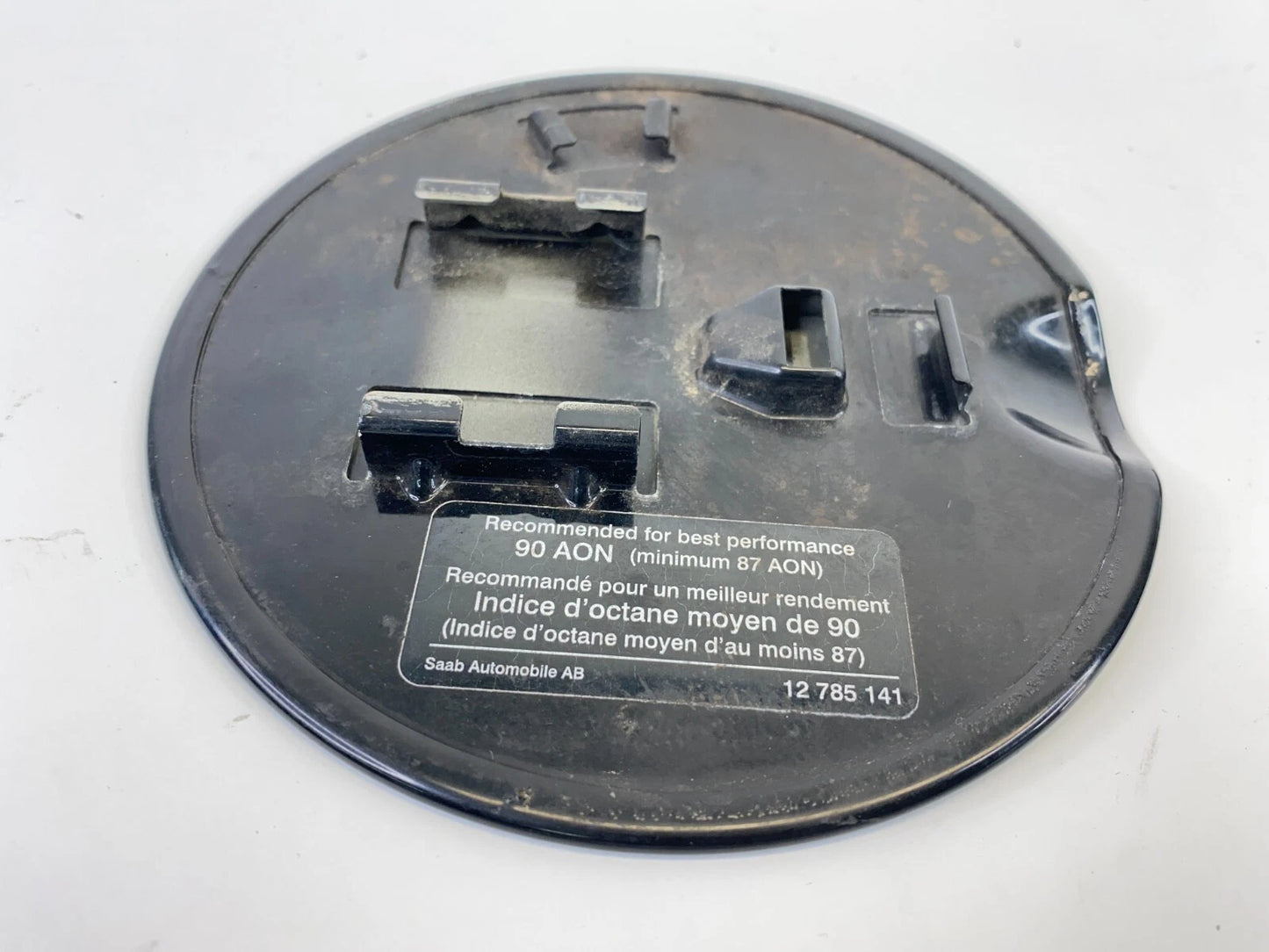 2003-2011 SAAB 9-3 SEDAN REAR FUEL FILLER GAS TANK DOOR LID COVER ASSEMBLY OEM