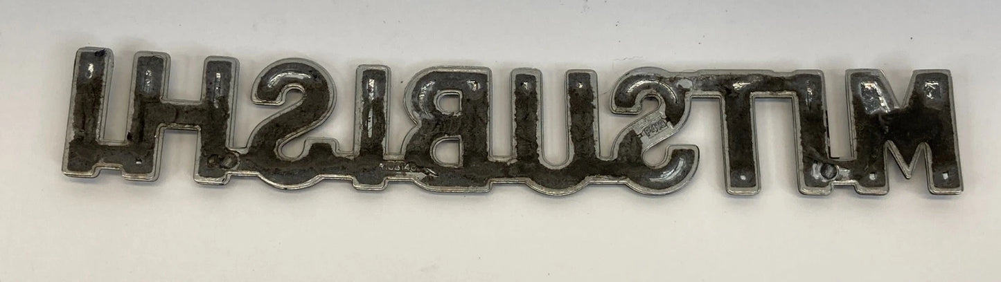 07-12 MITSUBISHI GALANT SEDAN REAR TRUNK LID EMBLEM LOGO LETTER BADGE CHROME