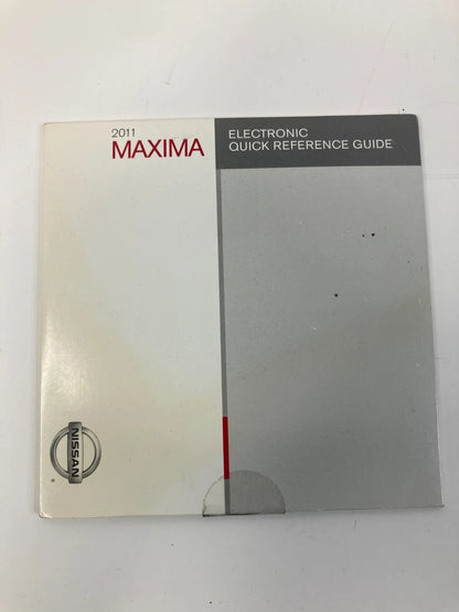 2011 NISSAN MAXIMA OWNERS MANUAL WARRANTY INFORMATION GUIDE BOOK SET OEM