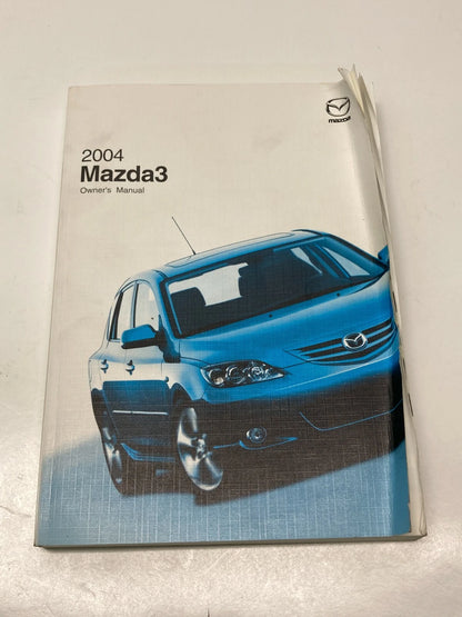 2004 MAZDA 3 MAZDA3 OWNER'S MANUAL GUIDE HANDBOOK WARRANTIES SET W / CASE OEM