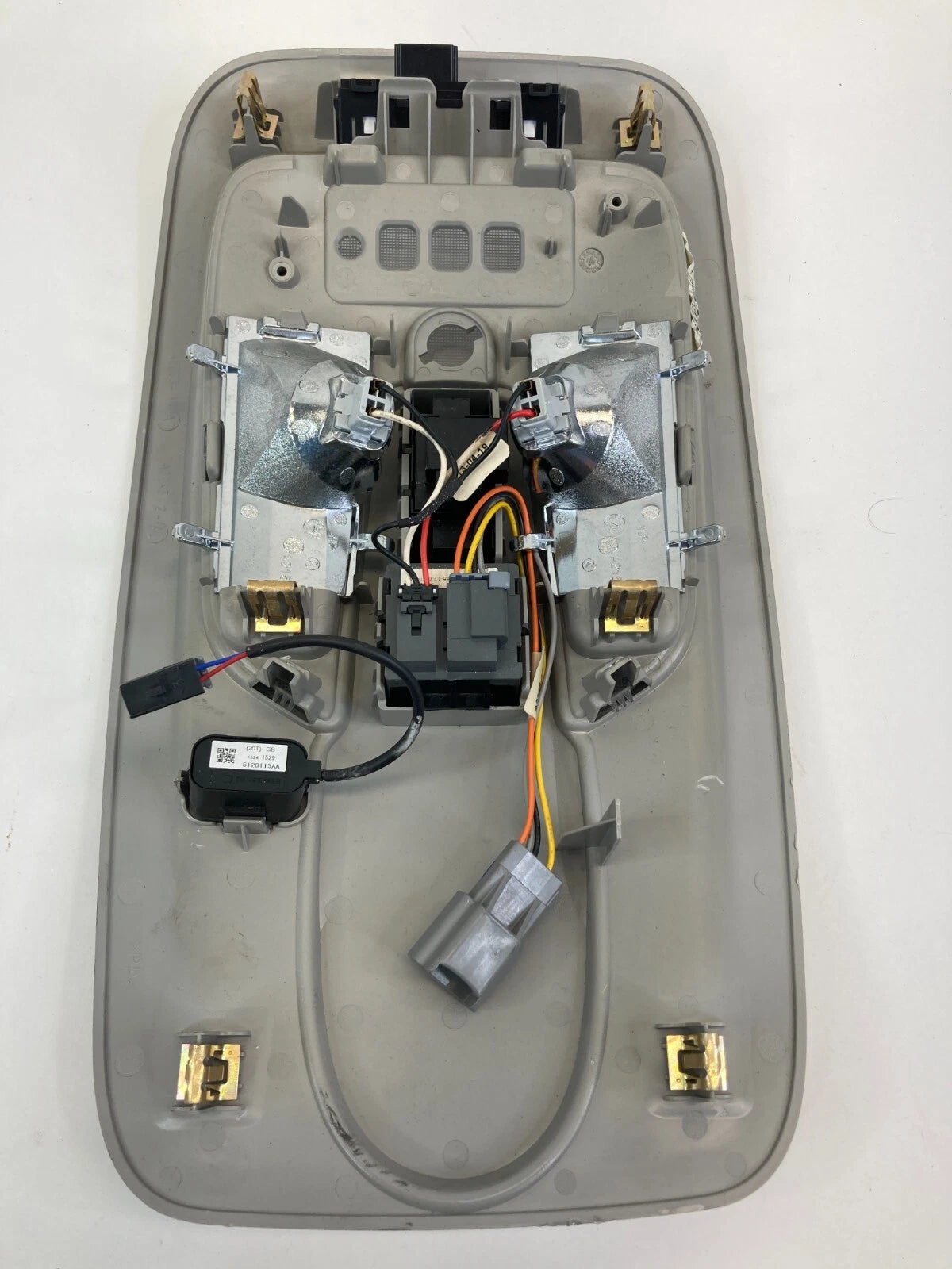 2010-2013 GMC TERRAIN OVERHEAD ROOF MOUNTED CONSOLE MAP LIGHTS 22832859 OEM