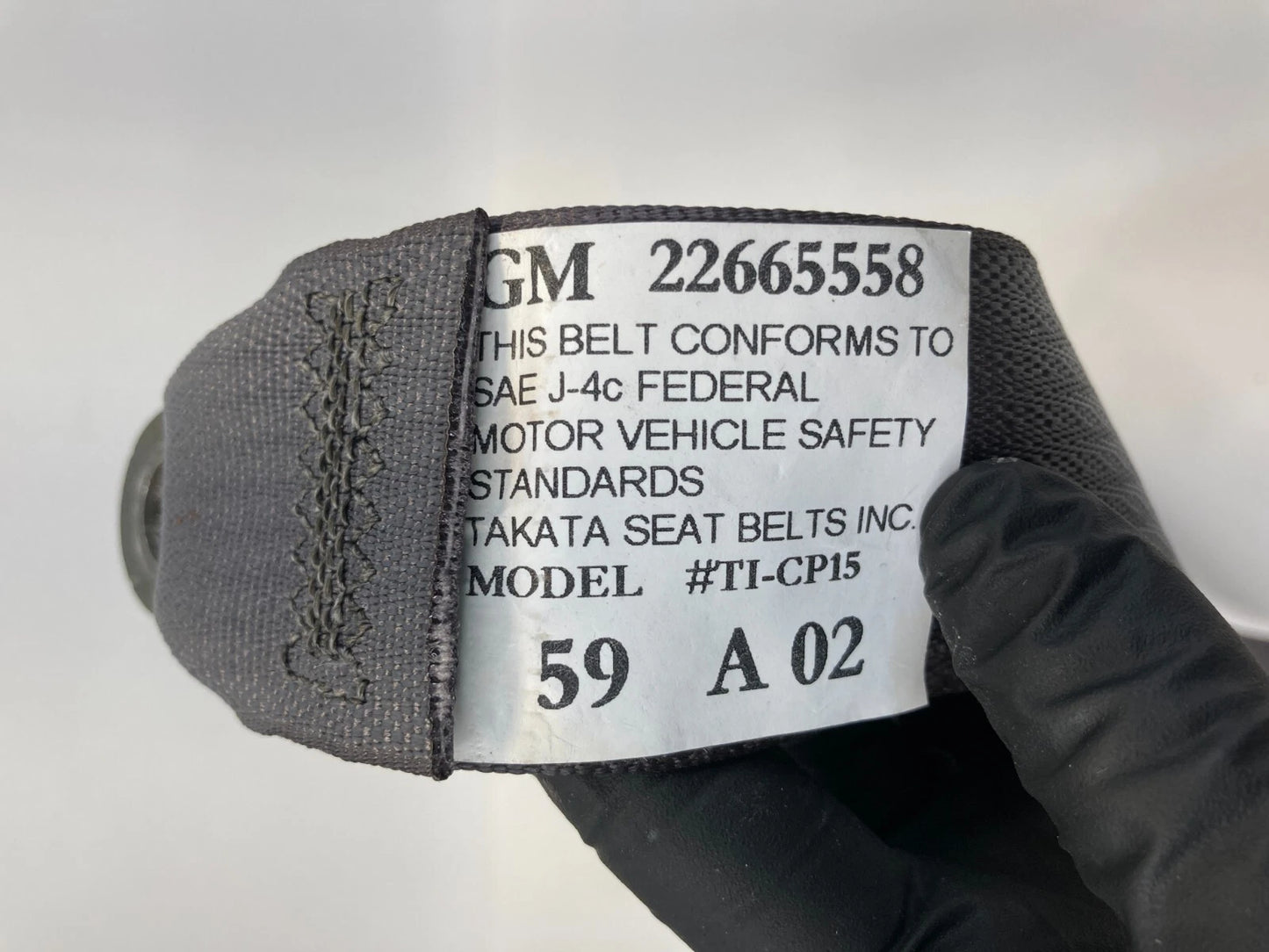 01-05 PONTIAC GRAND AM SEDAN FRONT RIGHT PASSENGER SIDE SEAT BELT RETRACTOR OEM