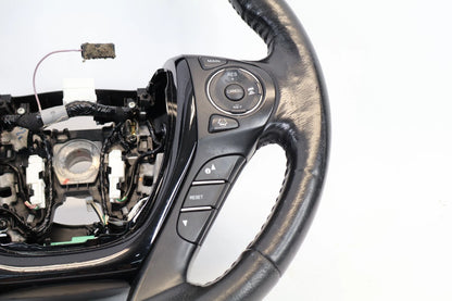 2016-2018 HONDA PILOT BLACK LEATHER STEERING WHEEL W/ SWITCHES OEM