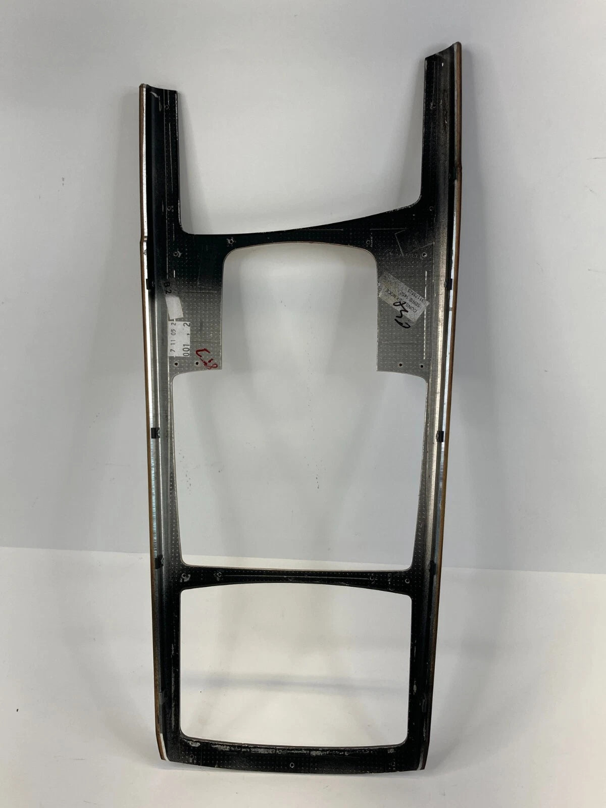 05-11 A6 QUATTRO CENTER CONSOLE GEAR SHIFTER FRAME TRIM BEZEL WOODGRAIN 31173825