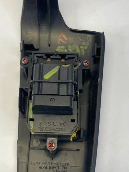 2006-2011 HONDA CIVIC WINDOW SWITCH ARMREST REAR LEFT OEM FACTORY 83791-SNA-A010
