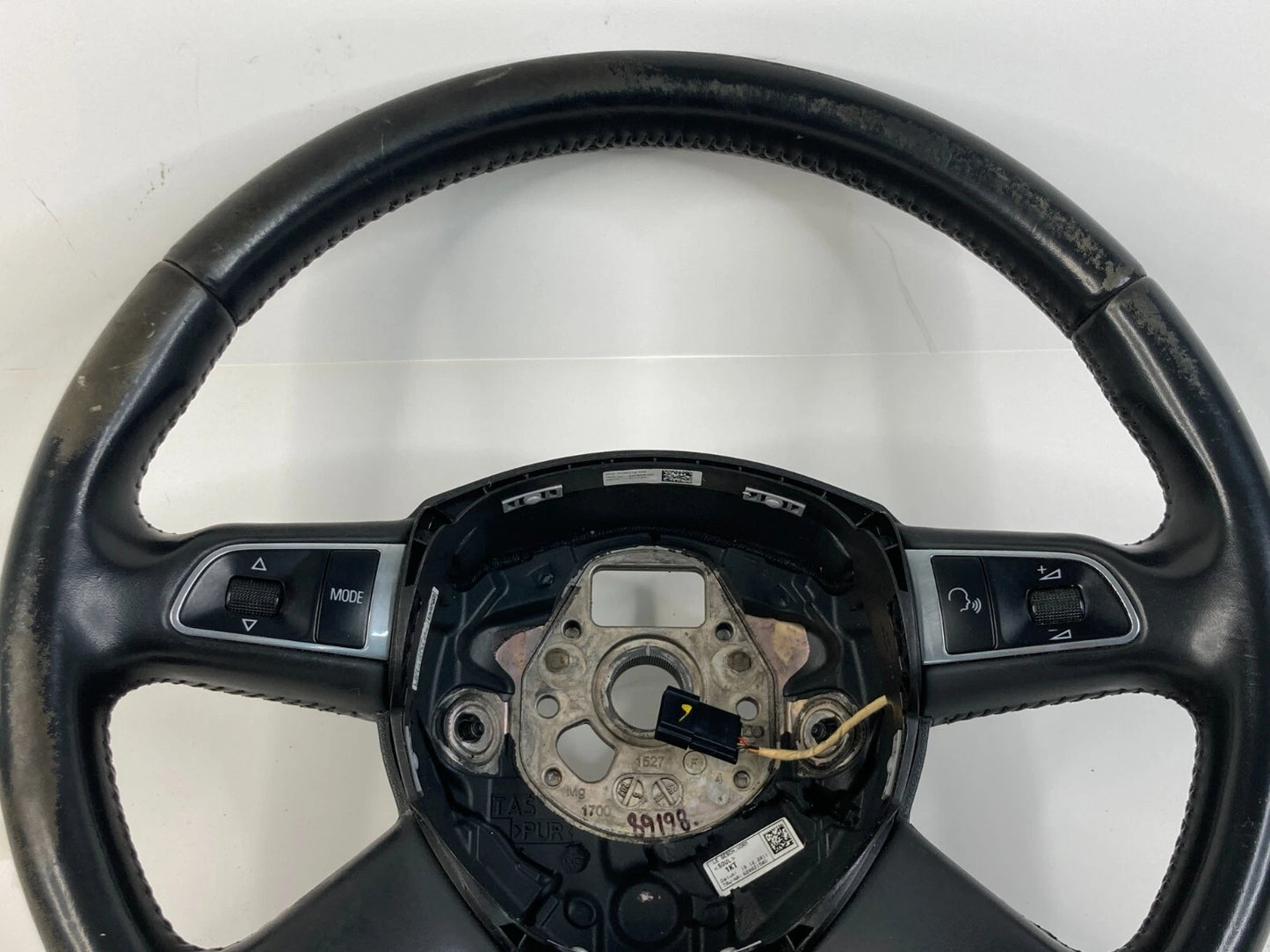 2009-2012 AUDI A4 QUATTRO STEERING WHEEL DRIVER SIDE W/ SWITCHES 62002150D OEM
