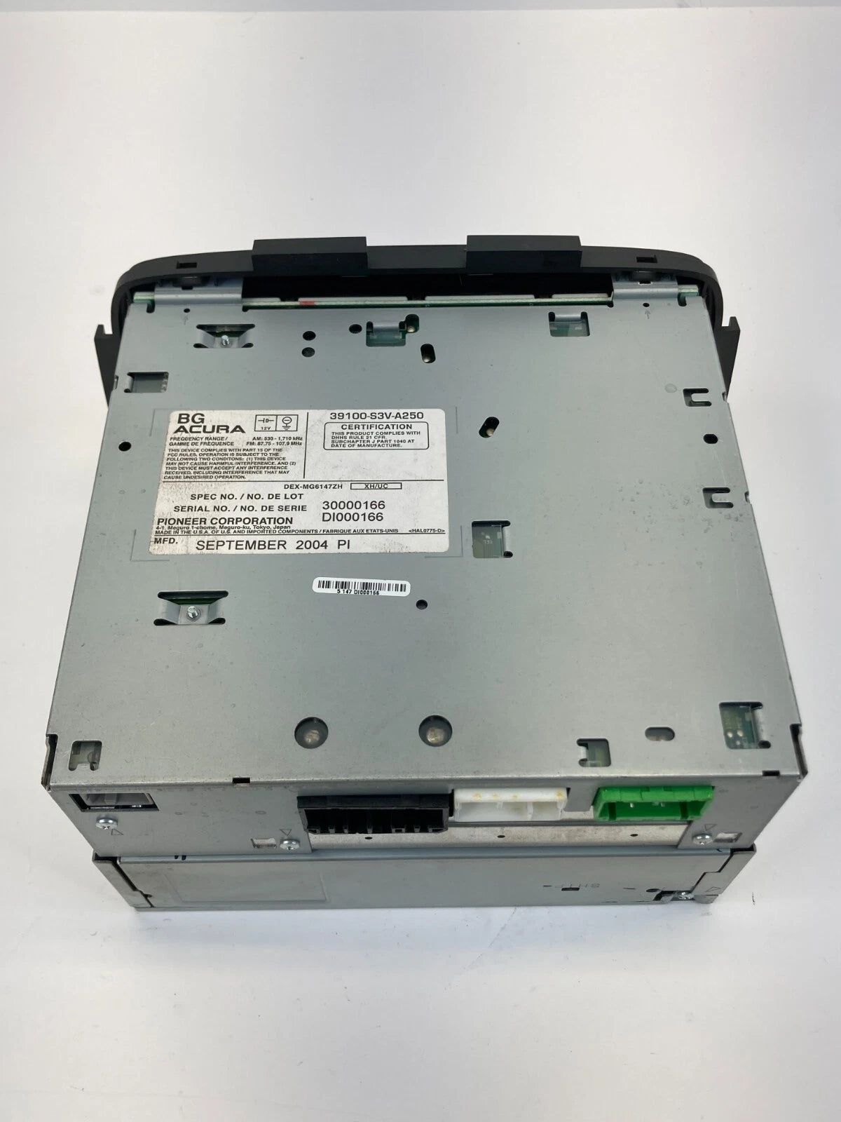 2005 05 ACURA MDX RADIO AM FM CD PLAYER 6 CD CHANGER RECEIVER 39100-S3V-A250