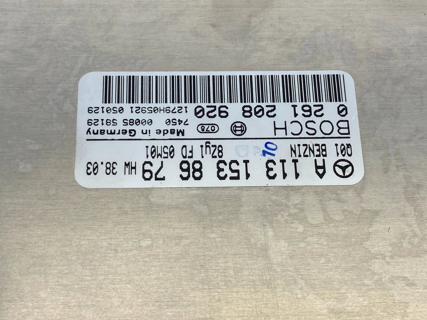 2006 MERCEDES-BENZ CLS500 ENGINE COMPUTER CONTROL MODULE ECM ECU 113-153-86-79