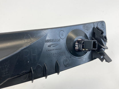 13-19 Nissan Sentra Dash Upper Right Windshield Defroster Nozzle Grille Trim OEM