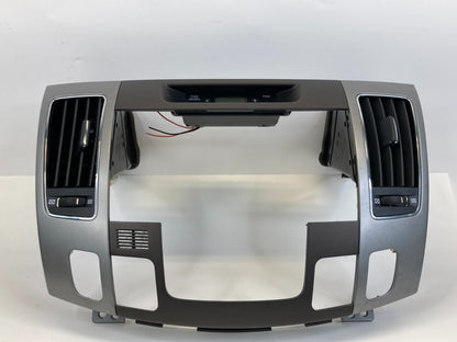 2009 2010 Hyundai Sonata Center Dash Radio Bezel W/ Air Vent Grille Duct OEM