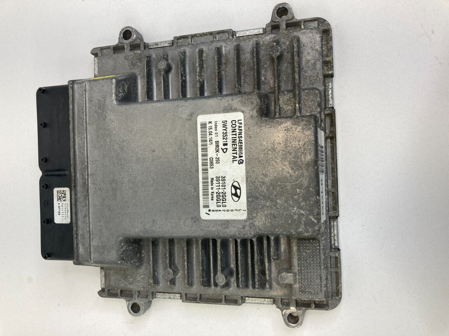 2015 2016 Hyundai Sonata 2.4L L4 16V Engine Computer Control Module 39101-2GGL0