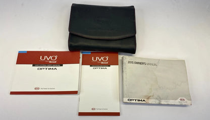 2015 KIA OPTIMA OWNER'S MANUAL GUIDE BOOK SET WITH CASE OEM