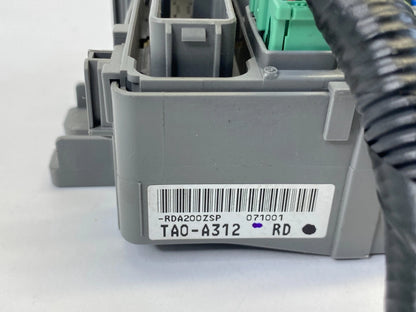2008-2010 HONDA ACCORD 2.4L PASSENGER INTERIOR FUSE BOX WIRE HARNESS OEM TA0A312