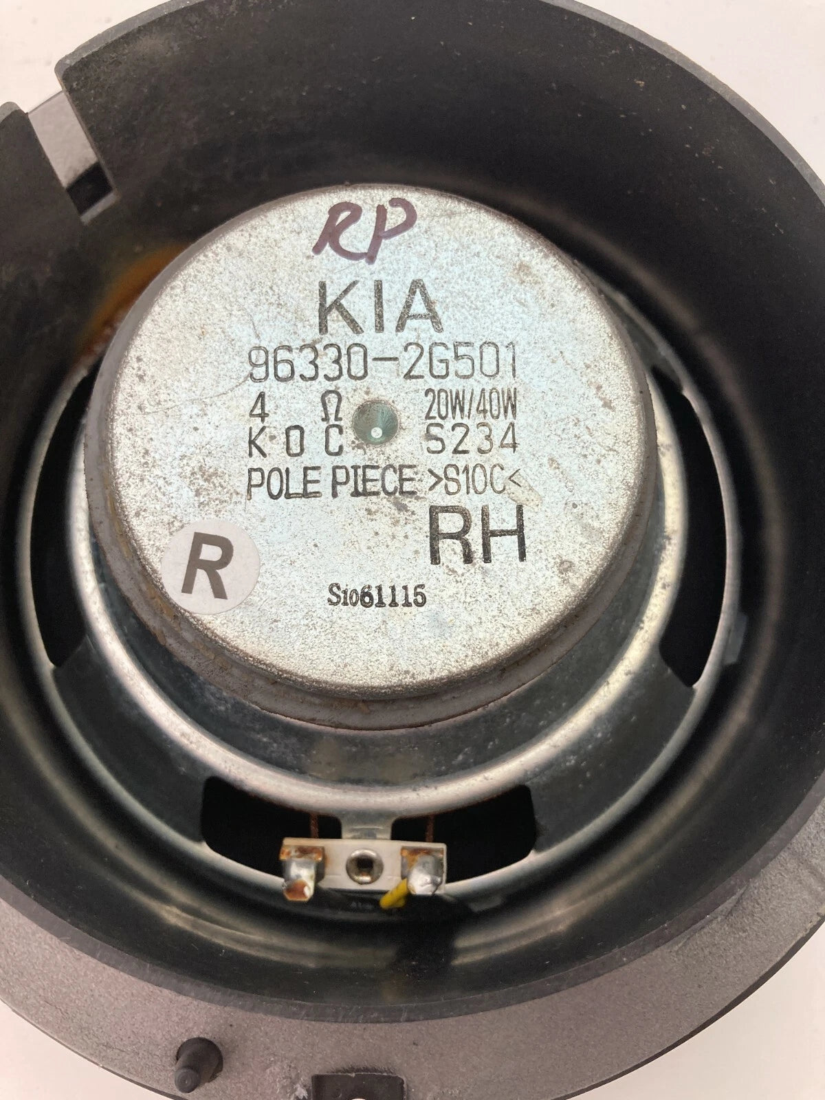 2006-2010 KIA OPTIMA RR RIGHT PASSENGER DOOR RADIO AUDIO SPEAKER 96330-2G501 OEM