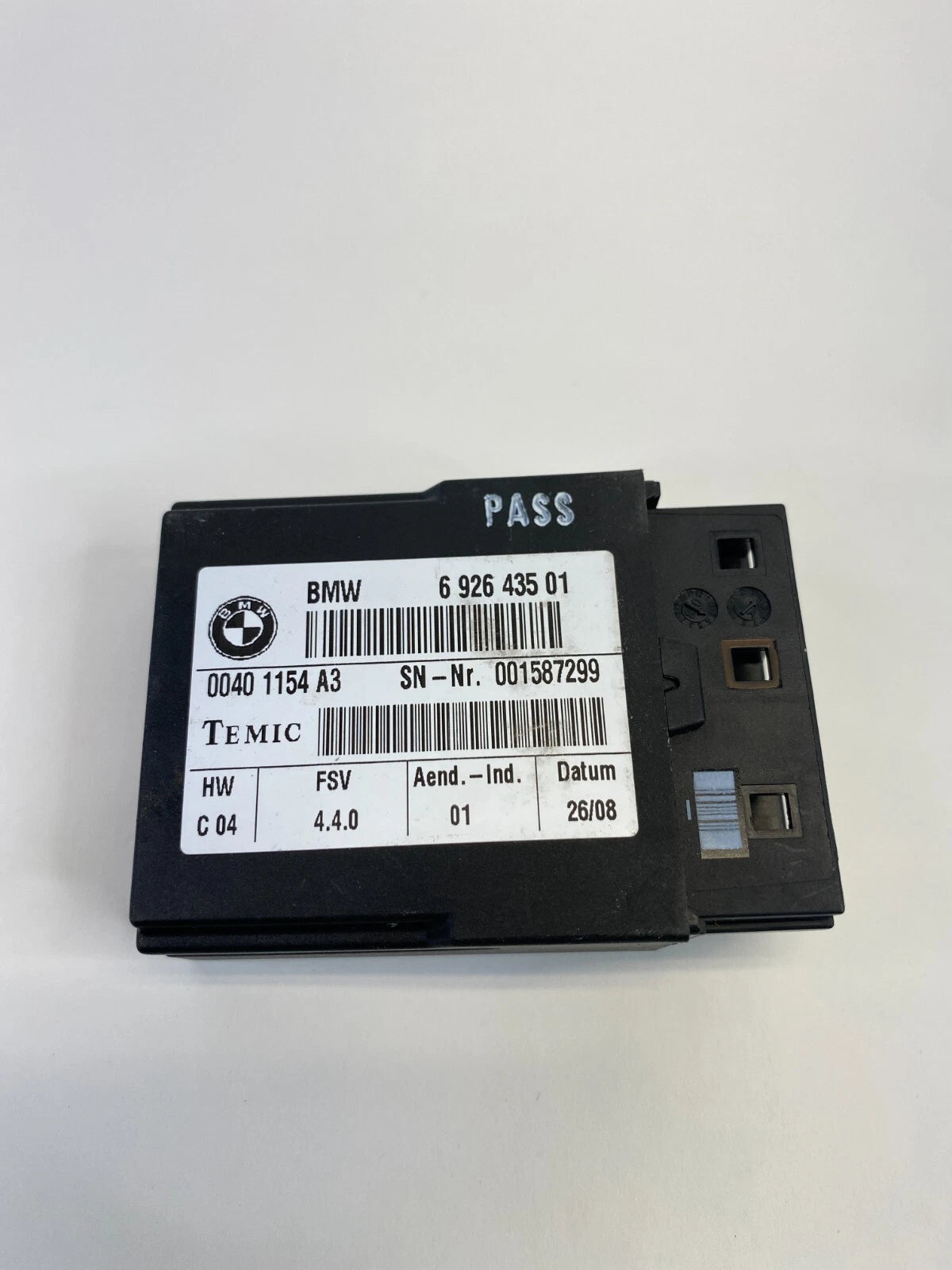 2007 2008 BMW 328XI FRONT SIDE SEAT COMPUTER CONTROL MODULE UNIT 692643501 OEM