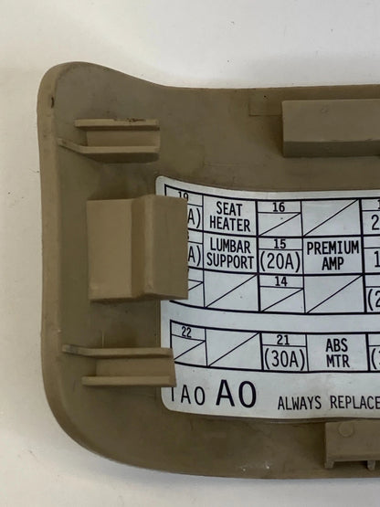 2008-2012 Honda Accord Right Lower Dash Interior Fuse Box Cover 83112TA0A010 OEM
