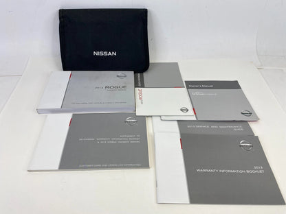 2013 13 NISSAN ROGUE OWNERS MANUAL & WARRANTY INFORMATION SET KIT W/ CASE OEM