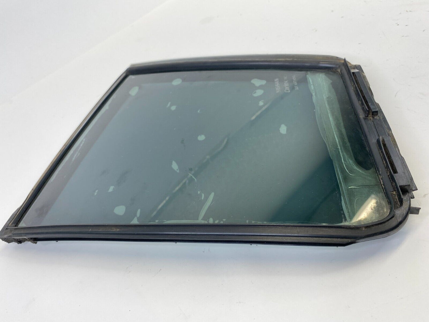 04-08 Nissan Maxima Rear Left Side Door Quarter Window Fixed Glass 82273-7Y000