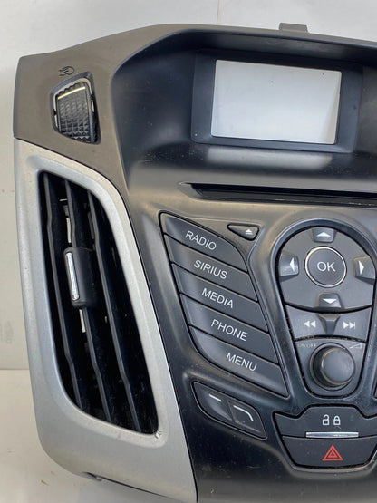 12 13 14 FORD FOCUS RADIO CONTROL PANEL BEZEL W/ AIR VENTS CM51-18835-JW OEM