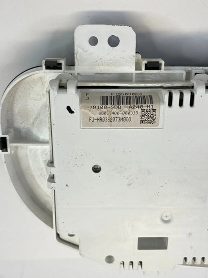 2006 2007 HONDA ACCORD INSTRUMENT CLUSTER SPEEDOMETER 242K MILES 78100-SDB-A240