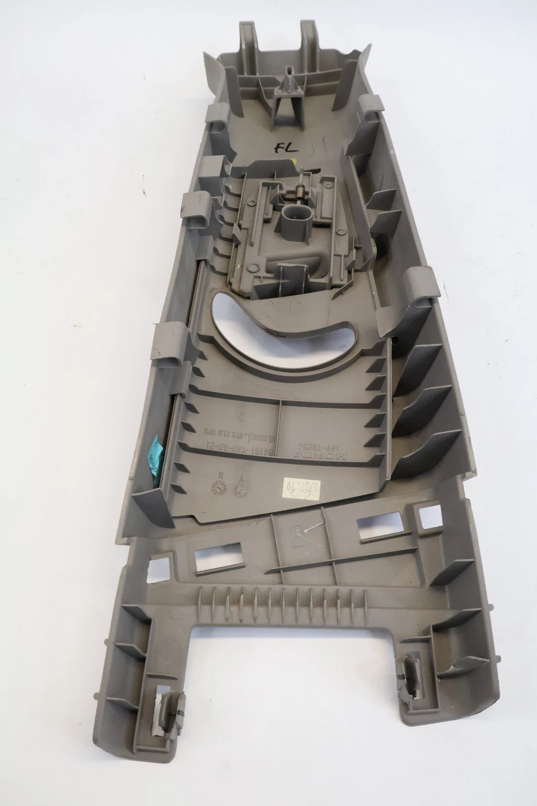 2008-2012 HONDA ACCORD LEFT UPPER B PILLAR COVER TRIM W/ SEAT BELT ADJUSTER OEM