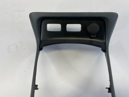 2001-2005 HONDA CIVIC SEDAN A/T FRONT CENTER CONSOLE TRIM PANEL W/ 12V SOCKET