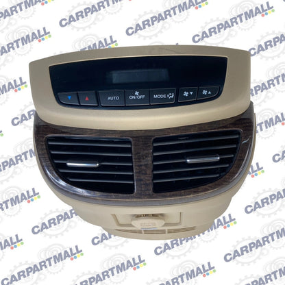 2007-2013 ACURA MDX REAR CENTER CONSOLE CLIMATE CONTROL A/C VENTS BEZEL OEM