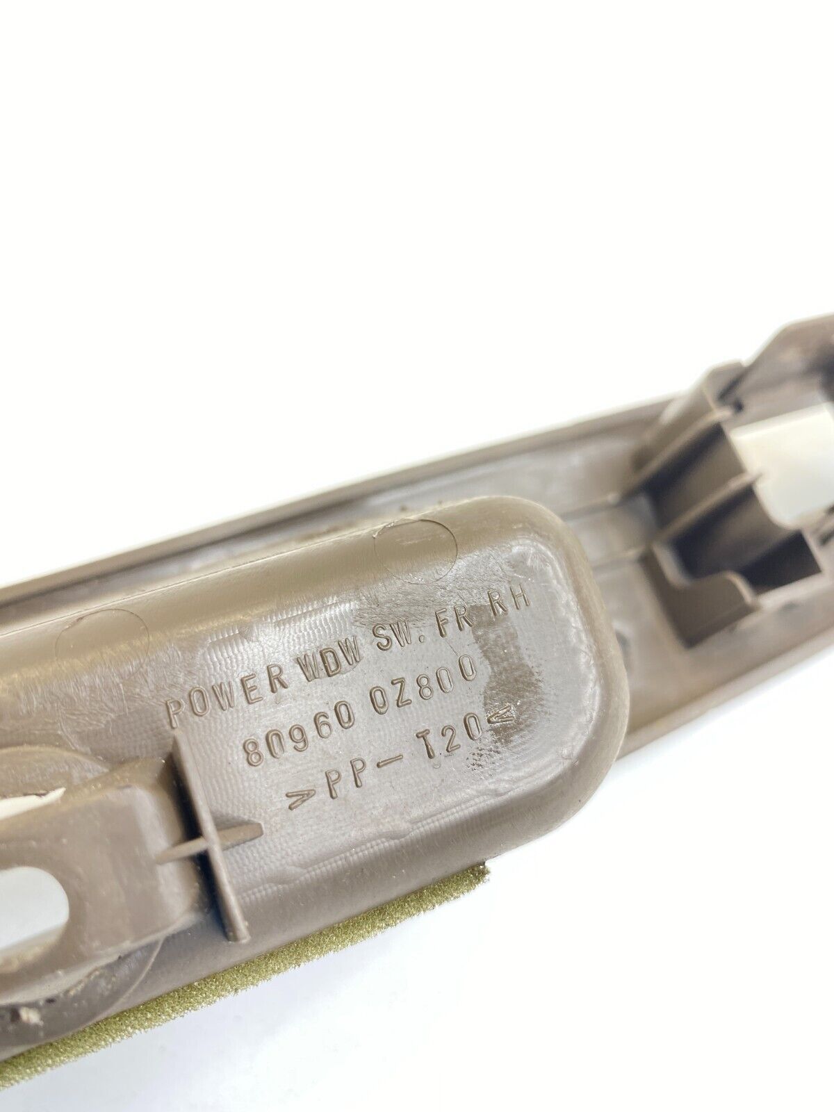 1998-2001 Nissan Altima Front Right Passenger Window Switch Trim Cover Only OEM