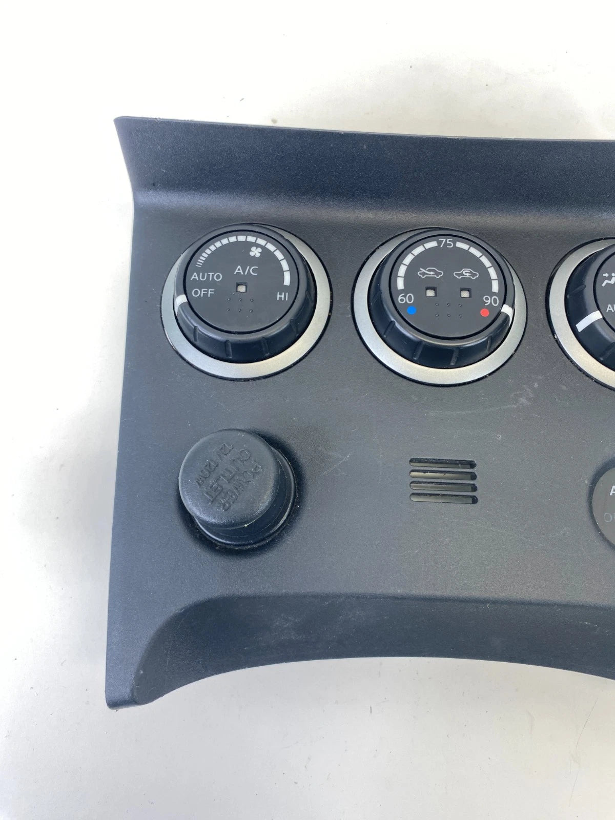 08-13 NISSAN ROGUE AC HVAC TEMPERATURE CLIMATE CONTROL SWITCH W BEZEL 275001VK0A