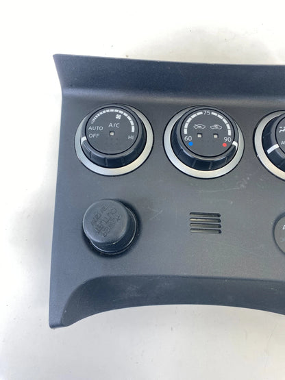 08-13 NISSAN ROGUE AC HVAC TEMPERATURE CLIMATE CONTROL SWITCH W BEZEL 275001VK0A