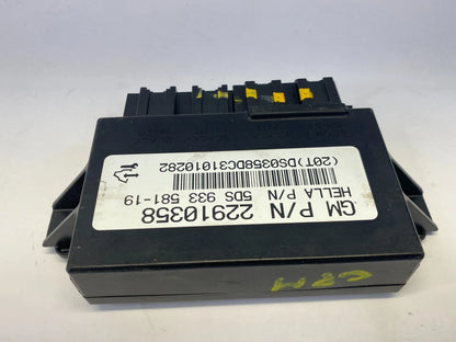 2009-2017 CHEVROLET TRAVERSE DRIVER SEAT OCCUPANT SENSOR CONTROL MODULE 22910358